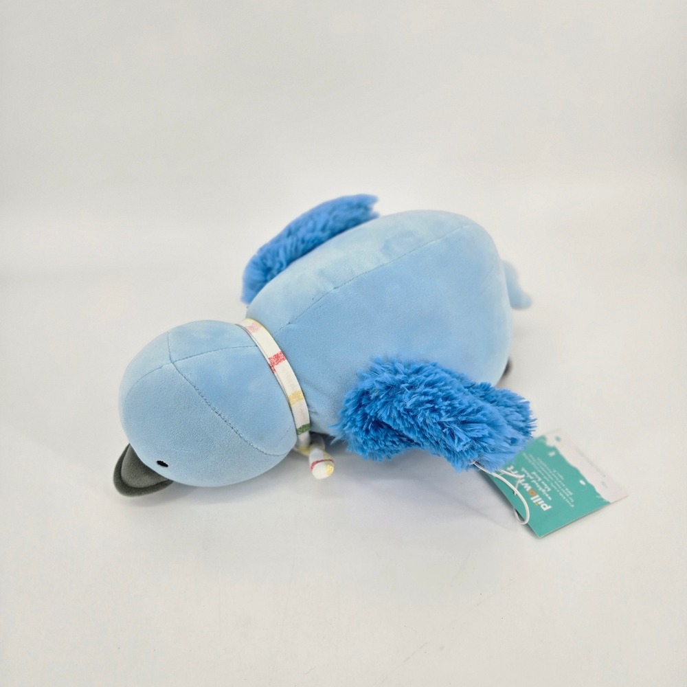 Pillowfort Target Weighted Plush Blue Bird Sensory Throw Pillow Toy NWT 1.23 LBS